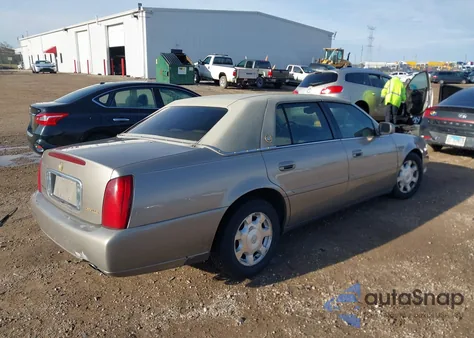 2002 Cadillac Deville Standard из США, поврежденный, VIN 1G6KD54Y52U283522